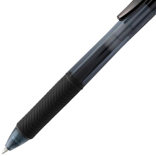 Pentel EnerGel X Retractable Liquid Gel Pen, 0.7mm, Ultra Performance, 12 Pack - 6 Black Ink and 6 Blue Ink Pens - Image 4