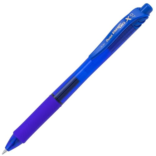 Pentel EnerGel X Retractable Liquid Gel Pen, 0.7mm, Ultra Performance, 12 Pack - 6 Black Ink and 6 Blue Ink Pens - Image 3