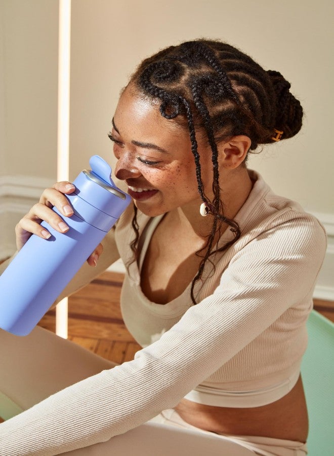 WP W&P Drink Through Lid for Insulated Water Bottles, Leak-Proof, Carrying Handle, BPA Free, Lavender - Image 3