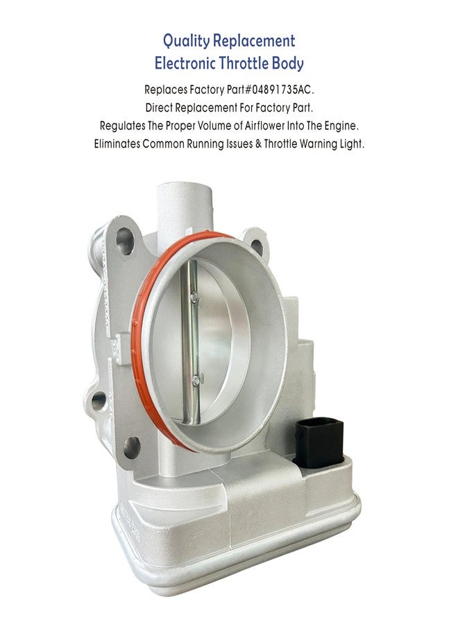 FAKAFY Electronic Throttle Body Compatible with Chrysler 2007-2014 Dodge Avenger 2007-2012 Caliber 2009-2015 Journey Replaces OEM 04891735AC 977-025 4891735AD 4891735AC - Image 3