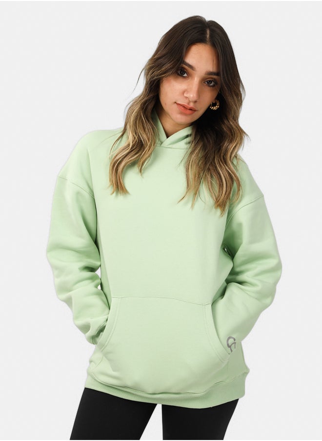 SHECHICK - SheChick Iconic Mint Over Sized Hoodie - Image 1