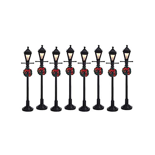 Lemax Christmas Village Gas Lantern Street Lamp Set of 8 Battery Operated (4.5V) - 64500 - Image 4