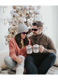 SHOP NEW ARRIVALS EST 2024 Husband Wife Mugs Set Wedding Gift for Couple, Mr Mrs Mug Wedding Gift, Engagement Wedding Gift for Couple, Valentine’s Day Mug Gift for Couples, Wedding Gift for Bride Groom  - Image 3