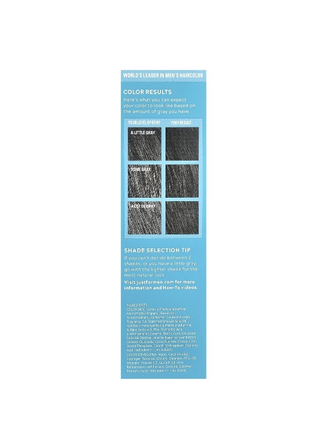 Just For Men Just for Men, Mustache & Beard, Easy Brush-In Color, M-55 Real Black, 1 Multiple Application Kit  - Image 3