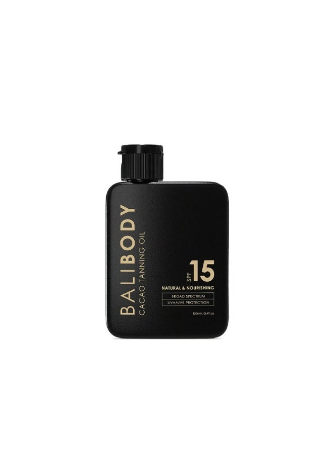 Bali Body Cacao Tanning Oil SPF15 100ml - Image 1
