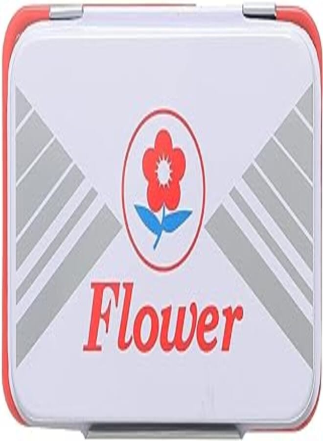 FLOWER وسادة ختم الزهور - حمراء