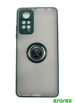 erorex Protective Case Cover For MI Note 11 Pro With Magnetic Ring Holder Green  - Image 1