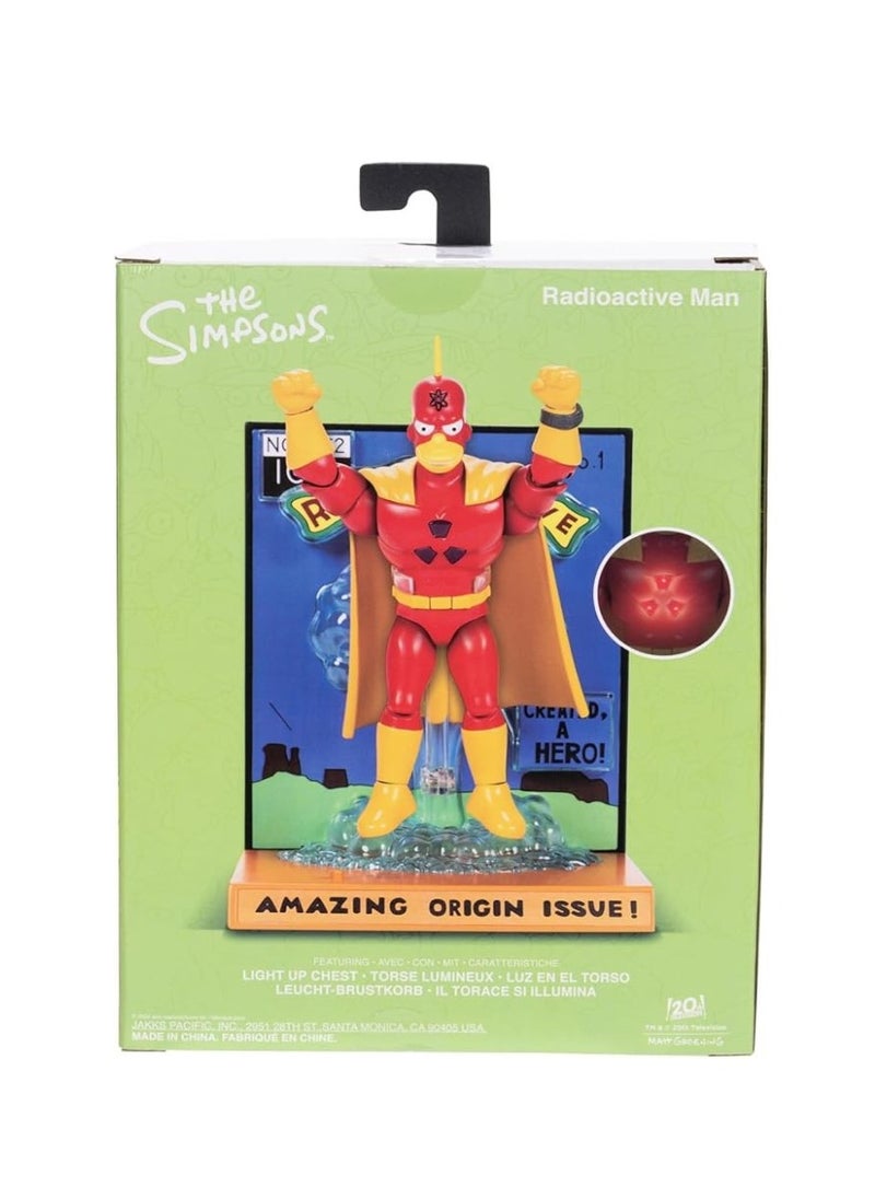 Jakks THE SIMPSONS -The Simpsons Fig 5"PremiumRadioactiveMan  - Image 4