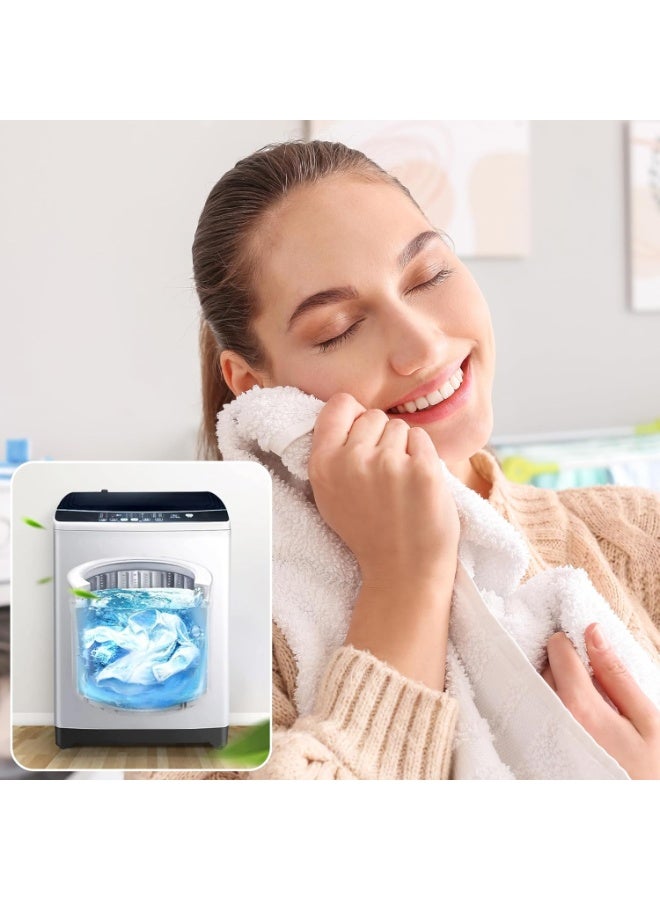 أقراص تنظيف قوية للغسالات الأوتوماتيكية - تركيبة تنظيف عميق للغسالات ذات التحميل الأمامي والعلوي - تزيل الروائح والبقايا والترسبات الكلسية والصدأ - استخدام شهري للحصول على أداء مثالي - 12 قرصًا - Image 5