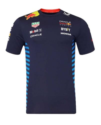 Castore Red Bull Racing T-Shirt Mit Kurzen Ärmeln Men's T-Shirt (Pack of 1) Midnight Blue - Image 5