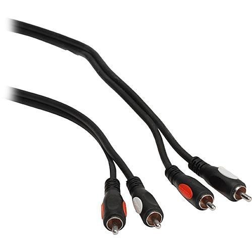ART DJ Pre II Turntable Phono Preamplifier with RIAA EQ and a RCA Male to 2 RCA Male Audio Cable 3' - Image 3