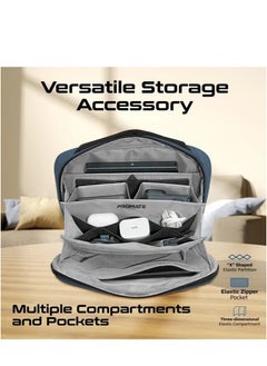 Versatile Tech Essential Organizer Pouch Bag with Multiple Pockets
