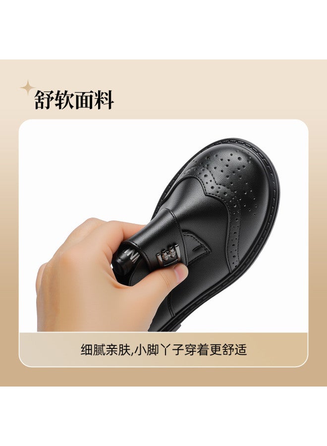 Annil Boys Leather Shoes Soft Sole 2025 New Autumn Collection Big Kids Loafers School British Style - Image 3