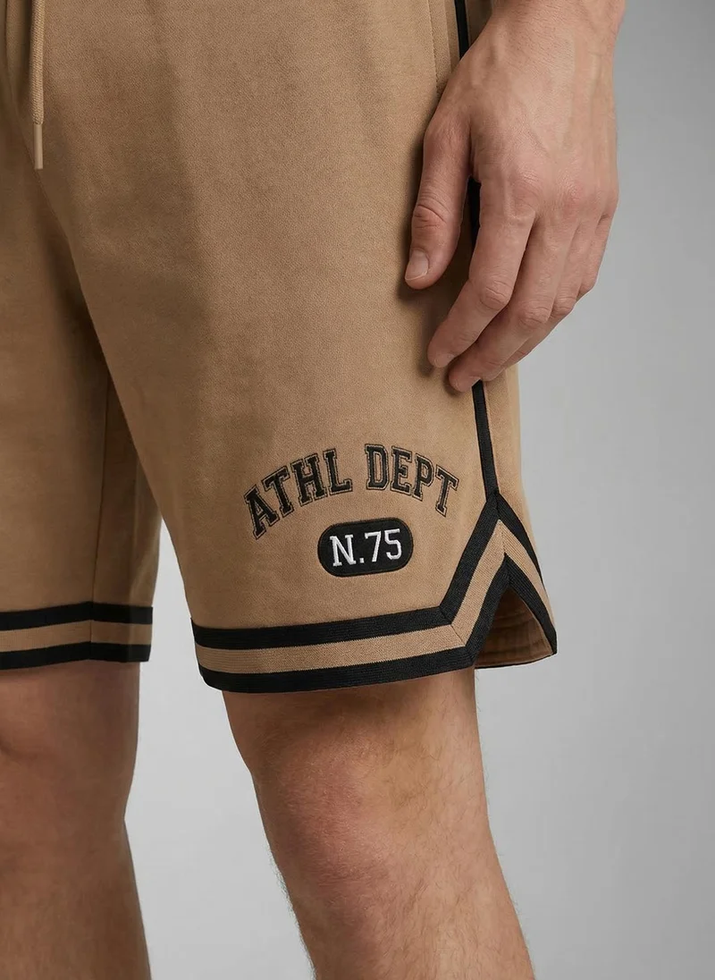 NOBERO Macchiato Nobero Oversized Shorts | Men’s Shorts | Relaxed Fit | Milano Ponte Knit | Knee-Length Mid-Rise Comfort | Elasticated Waistband | Available in 4 Colours for Men | Best Price UAE