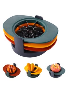 XICEN Fruit Cutter Slicer, 4 in 1 Mango Corer Slicer Apple Corer Cutter Remover Tomato Wedges Fruit & Vegetable Cutter Easy Kitchen Tool