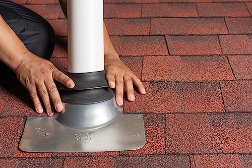 Oatey Oatey-14137 14137 Rain Collar 3"-4" No-Calk Roof Flashing, Black - Image 4