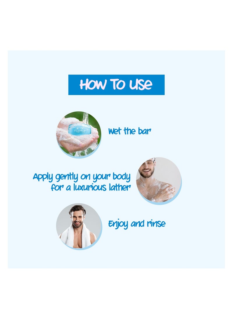 Fiama Men Refreshing Pulse Gel Bar With Sea Minerals & Skin Conditioners 125g - Image 5