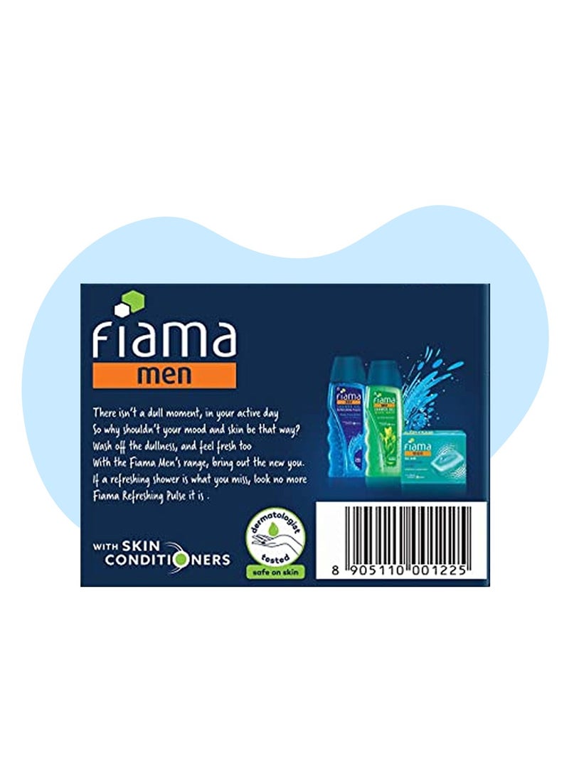 Fiama Men Refreshing Pulse Gel Bar With Sea Minerals & Skin Conditioners 125g - Image 3