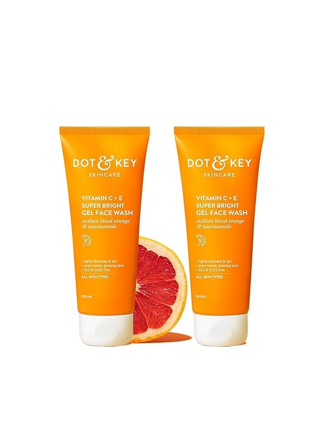 Dot & Key Vitamin C + E Super Bright Gel Face Wash For Glowing And Brightening Skin | All Skin Types| With Triple Vitamin C| Face Wash For Women & Men|175 Ml - Image 3
