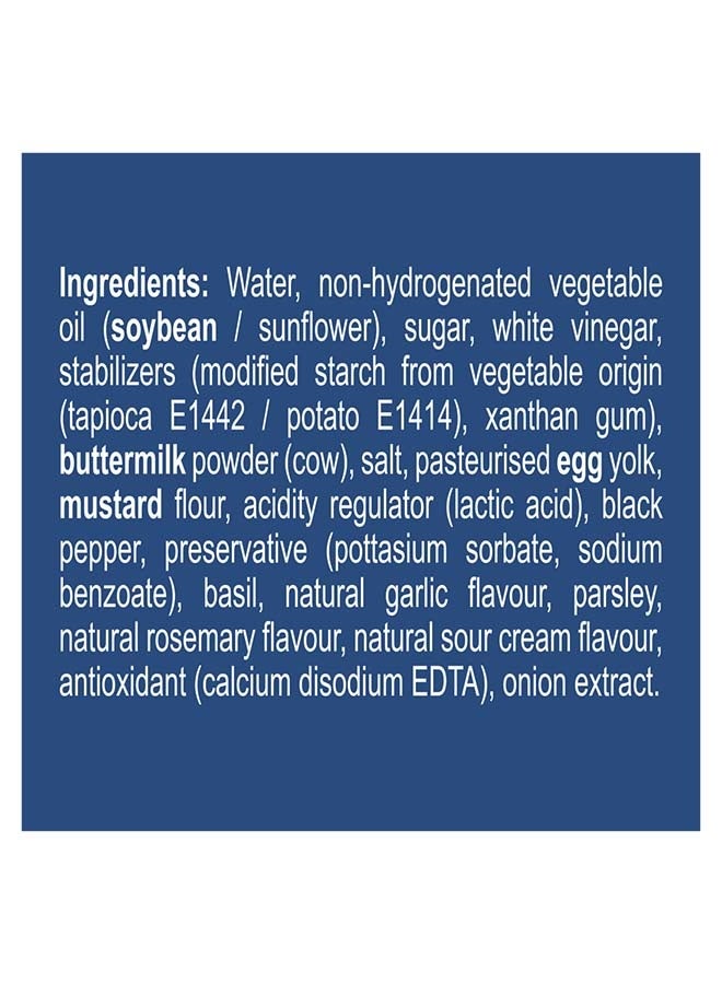 Hellmann's, Buttermilk Ranch Dressing Sauce, 415g - Image 4