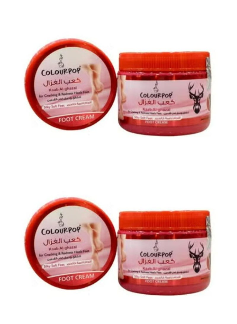ColourPop Kaab Al Ghazal Foot Cream 200 ML 2 Pcs