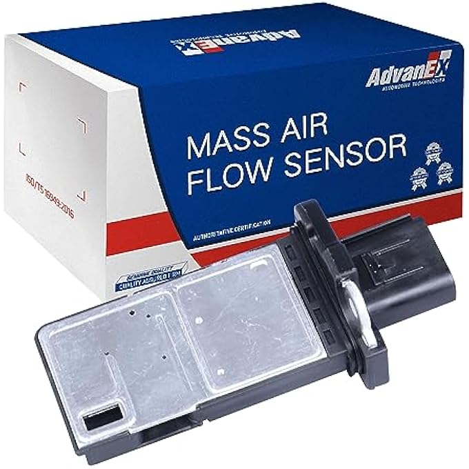 AdvanEX مستشعر تدفق الهواء الشامل بديل أصلي متوافق مع فورد لينكولن ميركوري E150 إسكيب إكسبلورر Mkt Mks Mkx B2300 B3000 جراند ماركيز ميلان سابل 3L3Z12B579Ba - Image 1