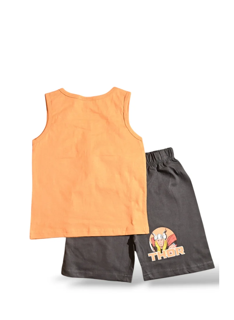 AVENGERS THOR - ‬‪BOYS SLEEVELESS SHORT SET‬