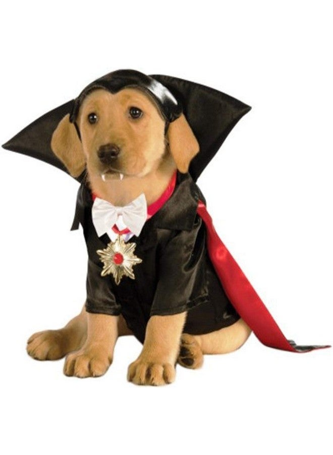 روبيز زي دراكولا للحيوانات الأليفة من مجموعة وحوش الأفلام الكلاسيكية من روبيز، كبير الحجم للحفلات ذات الطابع الخاص وحفلات الهالوين - Image 1