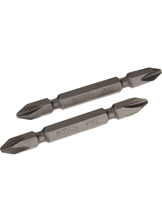 BOSCH - 10 Pieces Ph2 Double Ended Bit Set,65 Mm Total Length, Universal Standard Tools Accessories-2608521039 - Image 1