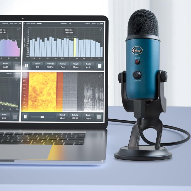 SCOVEE كابل طاقة USB بديل SCOVEE لميكروفونات تسجيل Blue Yeti، وميكروفون Blue Yeti Pro USB، وميكروفون Snowball iCE باللون الأسود، وكابل شحن صغير، وسلك شحن Mini-B - Image 3