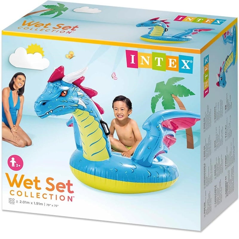 Intex - Dragon Inflatable Ride-on Float 201x191x92 cm - 57563NP - Image 4
