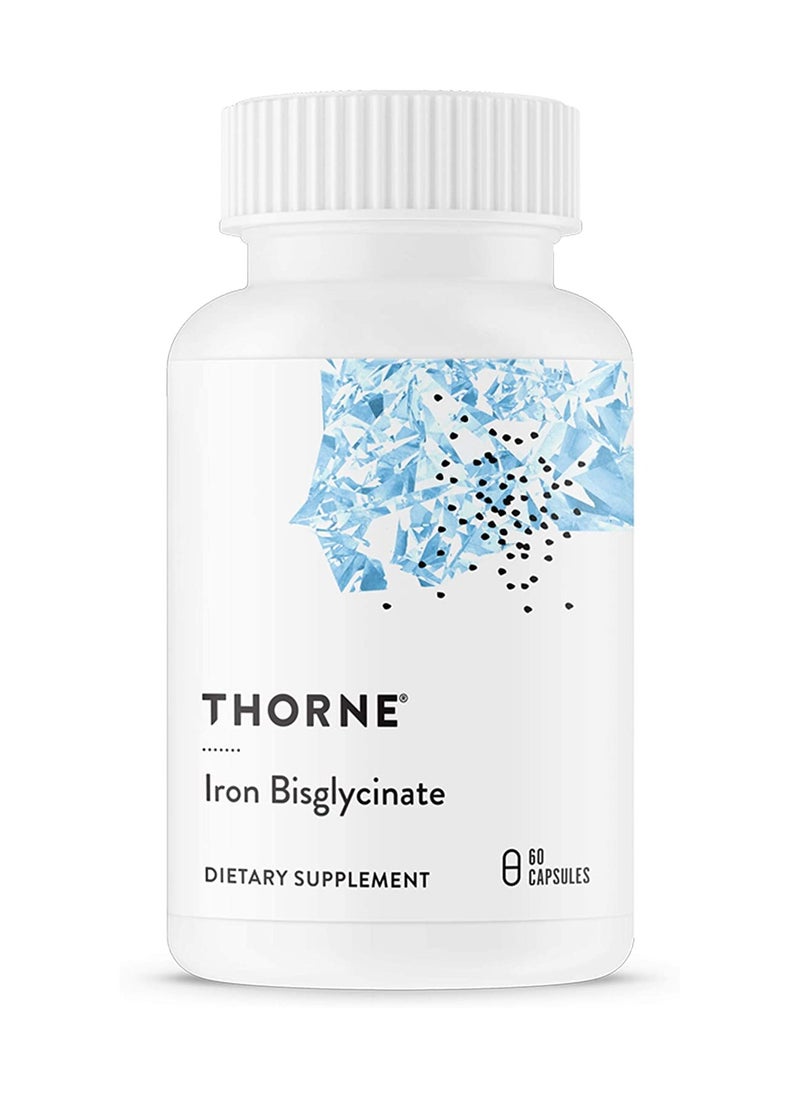 Thorne - Iron Bisglycinate - 60 Capsules Dietary Supplement - Image 1