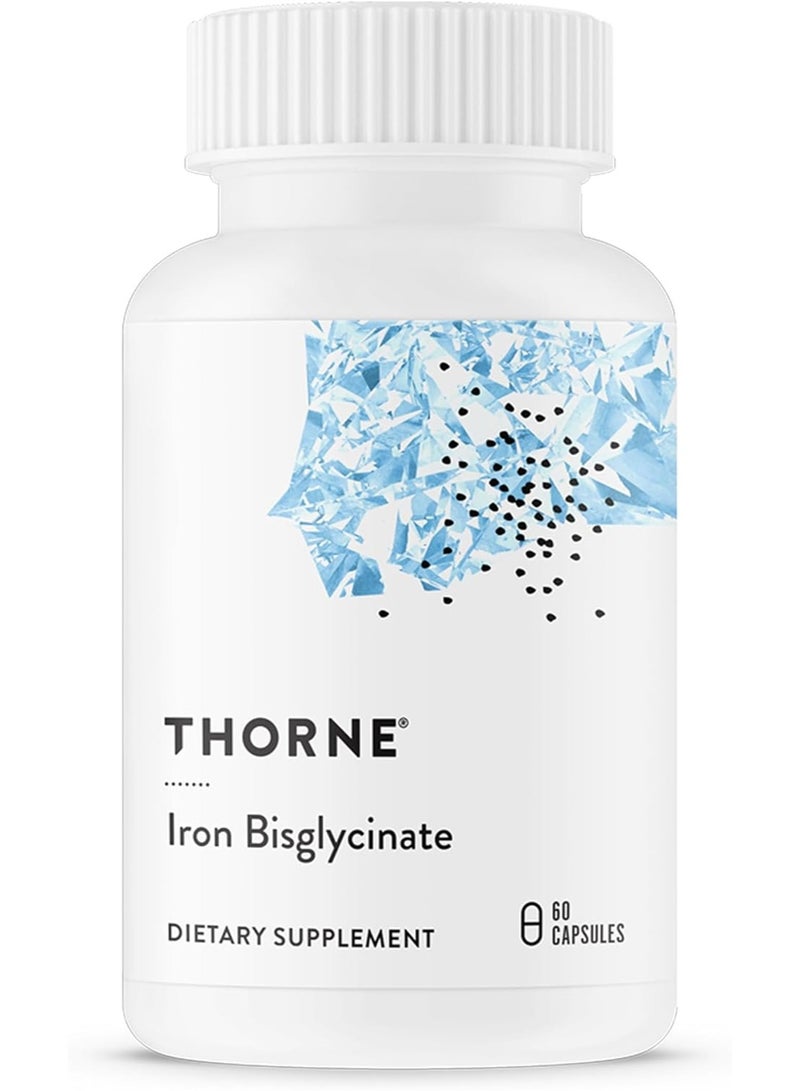 Thorne Iron Bisglycinate - 60 Capsules Dietary Supplement - Image 1