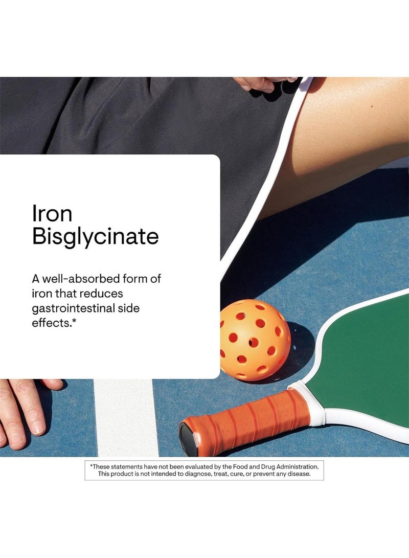 Thorne Iron Bisglycinate - 60 Capsules Dietary Supplement - Image 3