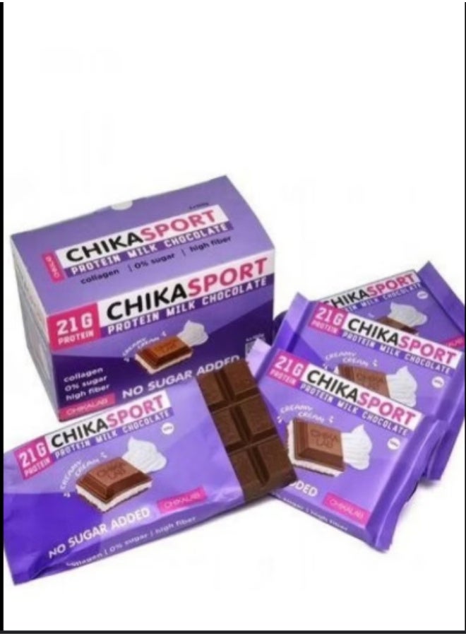 Chikalab Chika Sport Protein Milk Chocolate Creamy Cream 100gx4 - Image 5