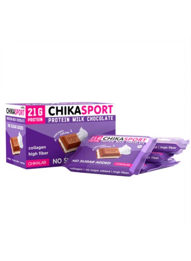 Chikalab Chika Sport Protein Milk Chocolate Creamy Cream 100gx4 - Image 4
