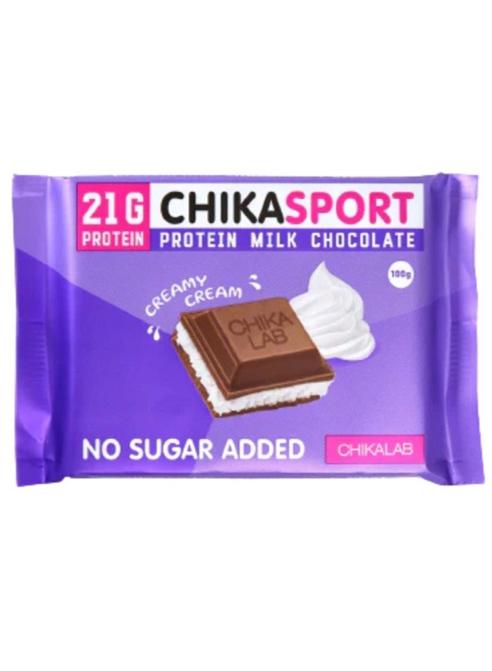 Chikalab Chika Sport Protein Milk Chocolate Creamy Cream 100gx4 - Image 3