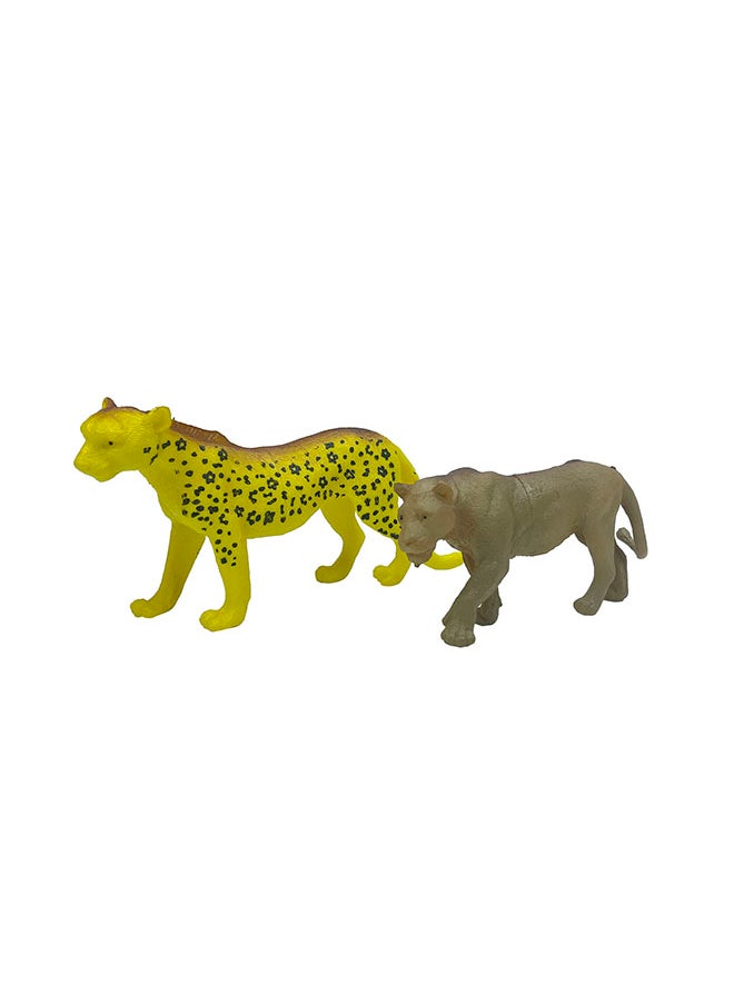 Galaxy Toys - Galaxy 2 piece Wild Animals Toys - Realistic Safari Animals - Educational, Collectible, and Fun - Perfect for Kids and Collectors assorted apx 15 cm - Image 1