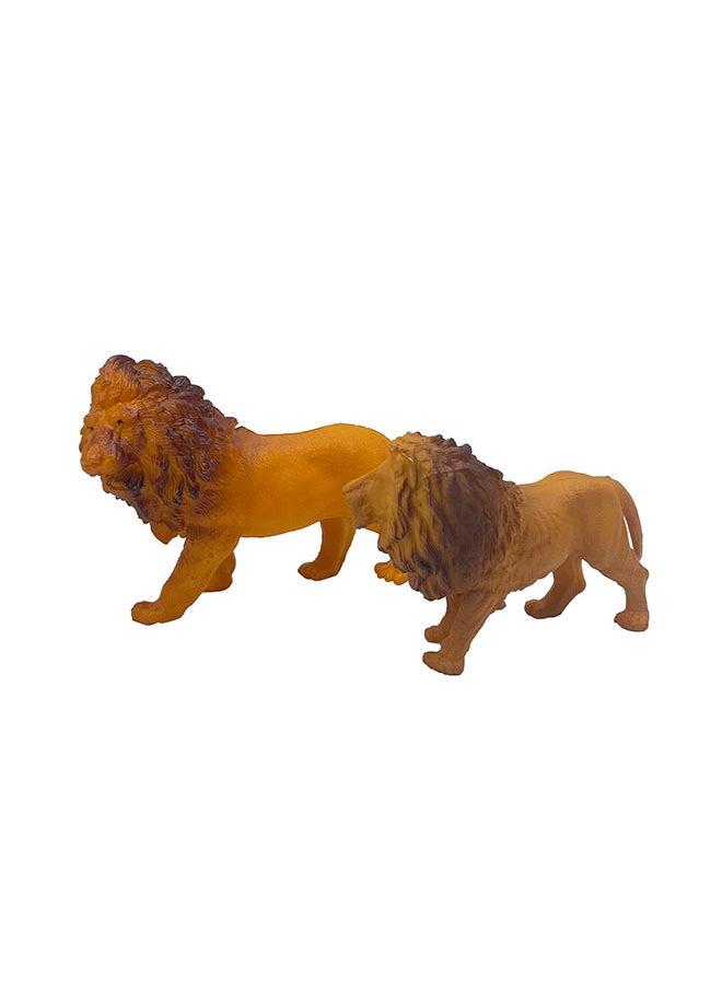 Galaxy Toys - Galaxy 2 piece Wild Animals Toys - Realistic Safari Animals - Educational, Collectible, and Fun - Perfect for Kids and Collectors assorted apx 15 cm - Image 1