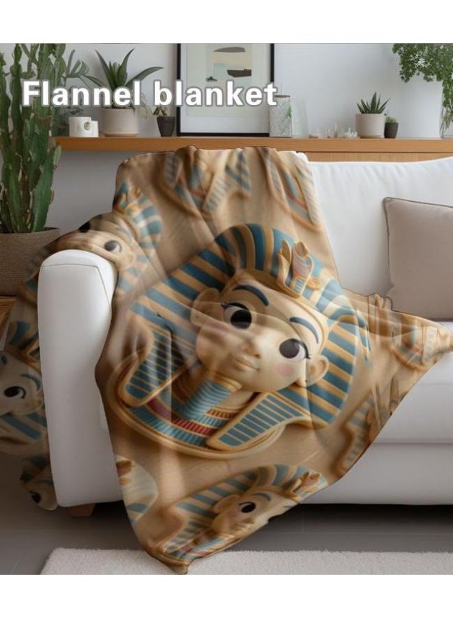 عام بطانية رقيقة من الفانيلا الكرتونية للأطفال والرضع (دافئة ومريحة، ومناسبة للنوم والألعاب) 70 سم * 100 سم - 908 - Image 5