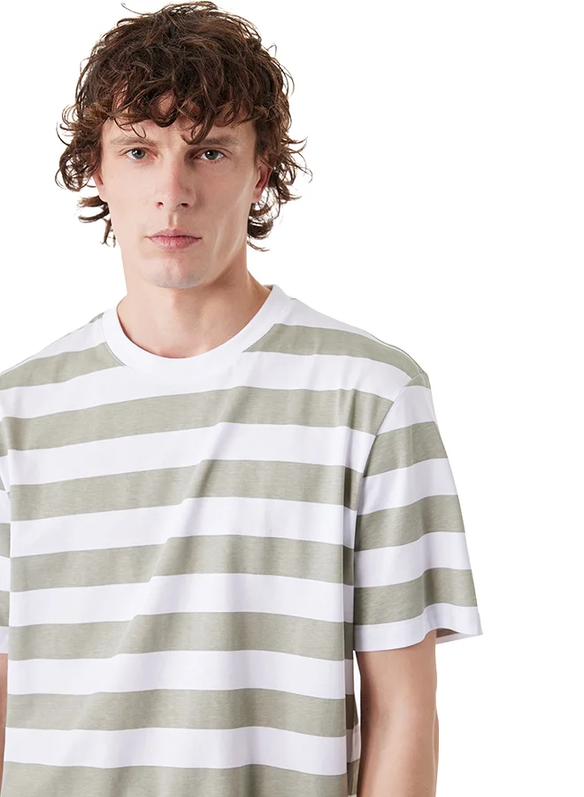 كوتون Cotton Striped T-Shirt