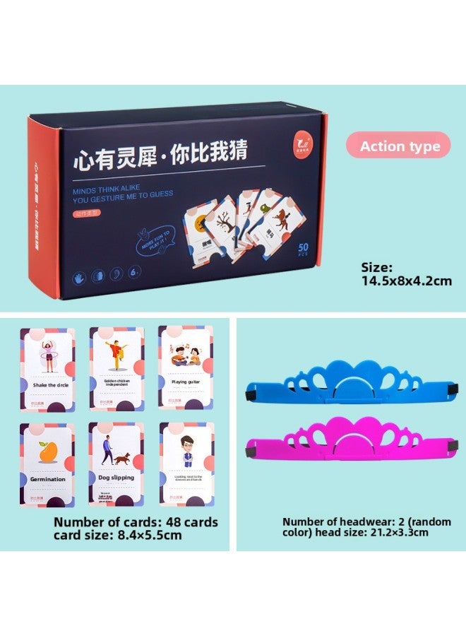 يمكنك رسمني لتخمين لعبة لوحية تفاعلية لشخصين وتخمين من أنا. لعبة ترفيهية للأطفال، بطاقة ذاكرة، مناسبة للآباء والأطفال.