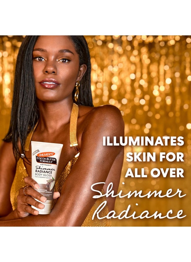 PALMER'S Palmer's Cocoa Butter Formula Shimmer Body Lotion with Vitamin E, 5.25 Fl Oz, Radiance Body Gloss, Help Blur Veins, Cellulite, Marks, 48 Hour Moisture  - Image 2