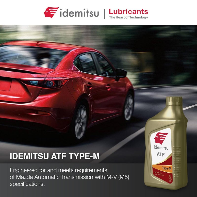 Idemitsu سائل نقل الحركة الأوتوماتيكي إيديميتسو 3004009275000C020 ATF نوع M M3M5 لفورد ومازدا 1 كوارت - Image 2