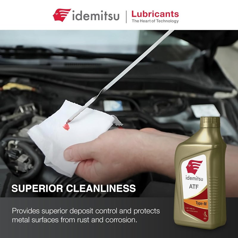Idemitsu سائل نقل الحركة الأوتوماتيكي إيديميتسو 3004009275000C020 ATF نوع M M3M5 لفورد ومازدا 1 كوارت - Image 4