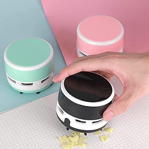 REMAXX Mini Portable Desktop Vacuum Cleaner Cordless Table Dust Sweeper Design for Cleaning Desktop, Crumbs, Computer Keyboard, Pet Hairs (Multicolor), Foam - Image 1