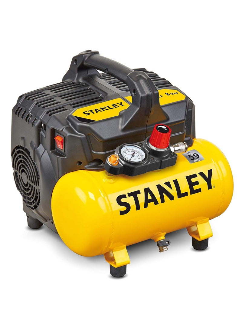 STANLEY Silent Air Compressor, 6L Tank, 750W Power, Ultra-Quiet 59dB, Portable, DST100/8/6 - pzsku/Z125508C83185D4DF9D51Z/45/_/1737444138/bb96e482-dee6-45e2-8325-d7fa945723a7