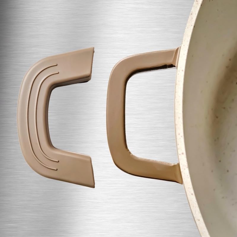 جوليا قِدر جوليا إيليت بروف 40 سم مع غِطاء - بُني - جرانيت بيج غير لاصق - يدعم الحث الحراري - Image 5