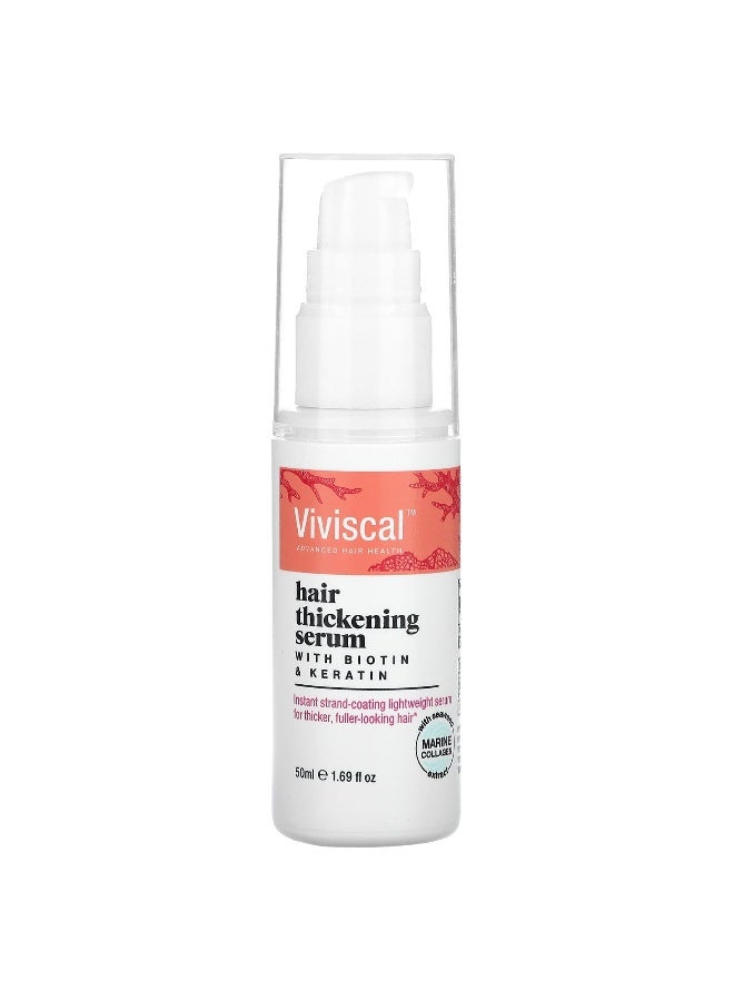 Viviscal Viviscal, Hair Thickening Serum With Biotin & Keratin, 1.69 fl (50 ml) - Image 1