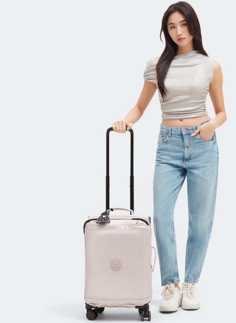 كيبلينغ حقيبة سفر بعجلات صغيرة للنساء - توهج معدني سبونتينوس - Image 4